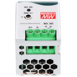 Industrial DIN Rail Switching Power Supply 12V 10A 120W Stabilized DC OK High Efficiency 89% MEAN WELL SDR-120-12
