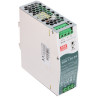 ספק כוח ממותג למסילת DIN 24V 5A 120W שיא 180W לאוטומציה ו-CCTV עם ממסר DC OK MEAN WELL SDR-120-24