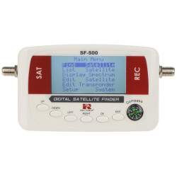 Сателитен сигнал метър DVB-S DVB-S2 SAT тестер за антени сателитен локатор LCD DiSEqC търсач на сигнал Opticum SF-500