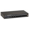 8포트 10/100Mbps PoE 스위치 2x 업링크 65W 워치독 롱레인지 CCTV 네트워크 스위치 DAHUA SF1010LP