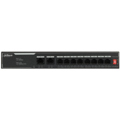 8端口10/100Mbps PoE交换机 2x上行链路 65W 看门狗 长距离 CCTV网络交换机 DAHUA SF1010LP