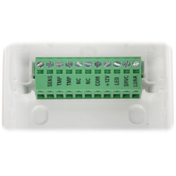 Detector Dual PIR e Micro-ondas com Iluminação LED Grau 2 Detector de Movimento Digital Infravermelho MW SATEL SLIM-DUAL-LUNA