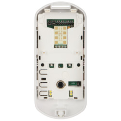 Detector dual PIR+MW com iluminação LED e função de imunidade a animais até 20kg para interiores SATEL SLIM-DUAL-LUNA-PET