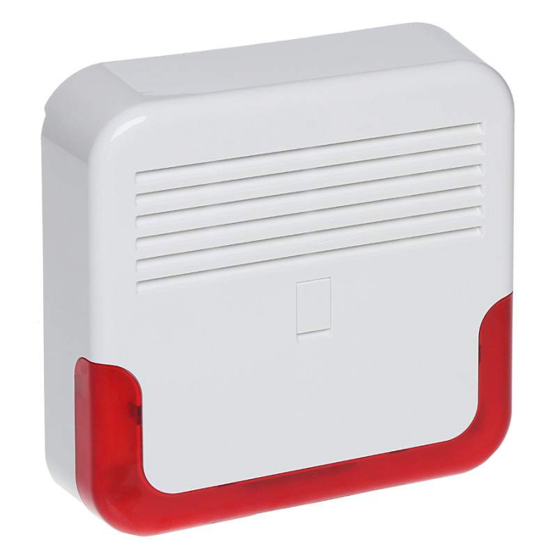 Zunanji optično-akustični alarmni signalizator Grade 2 rdeč 120dB SATEL SP-6500-R