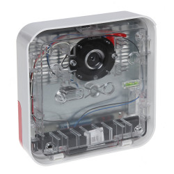 Sinalizador externo óptico-acústico de alarme Grau 2 vermelho 120dB SATEL SP-6500-R
