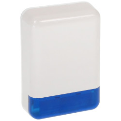 Sinalizador externo óptico-acústico azul proteção antissabotagem chapa interna SATEL SPL-2010-BL