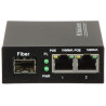 Switch industriel PoE 2x Gigabit Ethernet RJ45 + 1x SFP Uplink 802.3at/af 52V DC Alimentation incluse Delta SPS-2P/1SFP