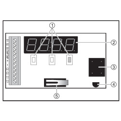 Sensor de Temperatura Programável com Sonda Externa Relé Alarme e Visor LCD SATEL TD-1