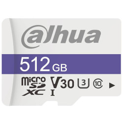 MicroSDXC 512GB UHS-I U3 V30 메모리 카드 고속 쓰기 40MB/s 읽기 100MB/s IP 카메라 드론용 전문가용 DAHUA TF-C100/512GB