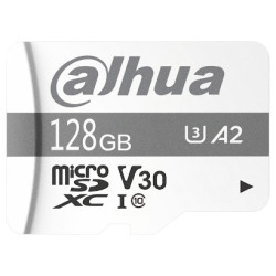 Κάρτα μνήμης microSDXC 128GB UHS-I 100/90 MB/s Class 10 U3 V30 A2 Professional για παρακολούθηση CCTV 4K IP DVR DAHUA TF-P100/12