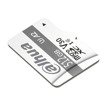 microSD UHS-I SDXC 512GB mälukaart klass 10 U3 V30 A2 seire High Endurance videosalvestus DAHUA TF-P100/512GB