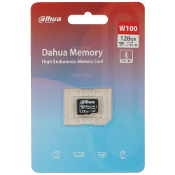 microSDXC 128GB UHS-I U3 V30 A2 muistikortti IP-kameroille valvontaan ja videonauhureille High Speed DAHUA TF-W100-128GB