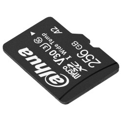 microSDXC 256GB UHS-I U3 V30 A2 High Speed atminties kortelė 4K kameroms stebėjimui įrašymo įrenginiams DAHUA TF-W100-256GB