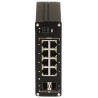 産業用マネージドPoE+ 8ポートギガビット 2x SFP Industrial RMS L2 L3 ネットワークスイッチ DINレール IP30 Teltonika TSW202