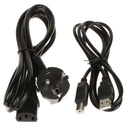 UPS Nødstrømsforsyning LCD 600VA 360W Line-Interactive USB 2x Schuko AVR Overspændingsbeskyttelse Green Cell UPS01/LCD