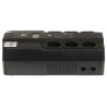 UPS 800VA 480W Line-Interactive LCD 6x Schuko AVR USB RJ45 til computer server overvågning kontor Green Cell UPS07