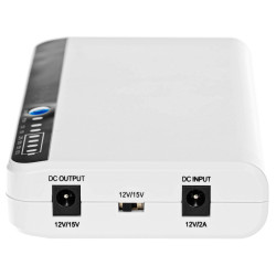 18W 12V 15V DC UPS Emergency Power Supply for Router Switch CCTV Camera Li-Ion Buffer Power Supply EAST UPS18-DC