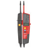 Profesjonell spennings- og fasetester LCD AC DC spenningstester RCD-test lydsignal UNI-T UT-18C