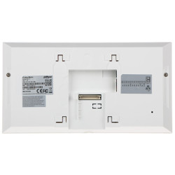 Monitor interior IP per a videoporter de 7 polzades pantalla tàctil PoE ranura MicroSD alarma hub memòria 8GB blanc i negre DAHU