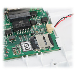 IP beltéri videó kaputelefon monitor 7 hüvelykes érintőképernyő PoE MicroSD foglalat riasztó hub 8GB memória fehér-fekete DAHUA 