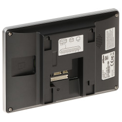 Moniteur intérieur Wi-Fi IP pour portiers vidéo 7 pouces tactile noir PoE slot SD 6 entrées alarme DAHUA VTH5421HB-W