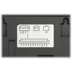 Wi-Fi IP beltéri videó kaputelefon panel 7 hüvelykes érintőképernyő fekete PoE SD kártyahely 6 riasztási bemenet DAHUA VTH5421HB