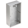 Perumahan flush mount untuk video interkom modular dua modul aluminium perak kotak pemasangan IP DAHUA VTM127