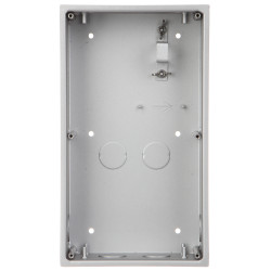 Perumahan flush mount untuk video interkom modular dua modul aluminium perak kotak pemasangan IP DAHUA VTM127