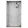 Caja de empotrar para videoportero modular de dos módulos de aluminio plateado DAHUA VTM127
