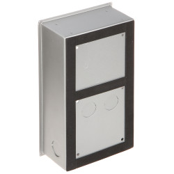 Inbouwbehuizing voor modulaire video-intercom twee modules aluminium zilver inbouwmontagedoos IP DAHUA VTM127
