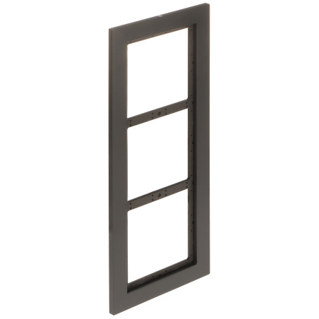 Panel pelekap untuk interkom video modular untuk 3 hingga 6 modul aluminium hitam bingkai sistem aksesori DAHUA VTM24P3