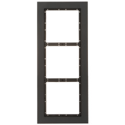 Panel pelekap untuk interkom video modular untuk 3 hingga 6 modul aluminium hitam bingkai sistem aksesori DAHUA VTM24P3