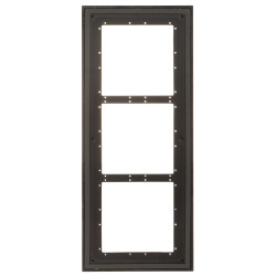 Panou de montaj pentru videointerfoane modulare pentru 3 până la 6 module aluminiu negru ramă de sistem accesoriu DAHUA VTM24P3