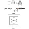 Font d'alimentació commutada d'escriptori 12V 10A 120W connector 2.1/5.5mm estabilitzada per a càmeres LED CCTV MW LIGHTING 12V/