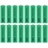 Pilas recargables AA R6 2600mAh Ni-MH 1.2V Set de 16 unidades Green Cell Celdas recargables Green Cell AKU-AA-2600/GC*P16