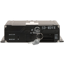Mobiler AHD 4-Kanal Full HD GPS WiFi SD Digitalrekorder Speicher 2x SD 256GB CMSV6 AUTONE ATE-D04SDEF-T3