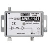 DVB-T2 terrestrial TV antenna subscriber amplifier adjustable 1 input 1 output AMS AWS-1141