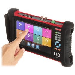 Profesionální multifunkční servisní tester CCTV 4K IP AHD CVI TVI ONVIF PoE WiFi TDR 7 palců Delta CS-H8-70H