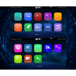 Professionell optisk reflektometer OTDR effektmätare VFL OLS TDR RJ45 fiberoptisk testare pekskärm Delta Tester CS-R5E-50H
