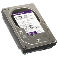 12TB CCTV Surveillance Hard Drive SATA III 3.5 inch 7200RPM 512MB Cache 24/7 Continuous Operation WESTERN DIGITAL HDD-WD122PURP