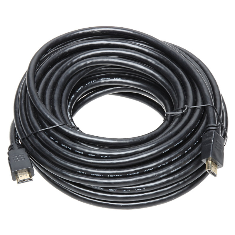HDMI кабел High Speed 4K 60Hz 15м 24AWG v2.0 екраниран кабел Gold Premium Delta Multimedia HDMI-15-V2.0