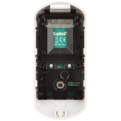 Juhtmevaba PIR-liikumisandur 433 MHz süsteem 600m leviala Grade 2 digitaalne tuvastusalgoritm SATEL MPD-310