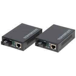 Egymódusú optikai médiakonverter 1Gbps SC WDM 25km TX/RX készlet  OMG1-SM