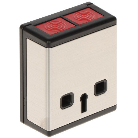 Professionell överfallsknapp rostfritt stål Grade 3 NO/NC mekaniskt minne återställning nyckel EOL dubbel larm Delta PADP3