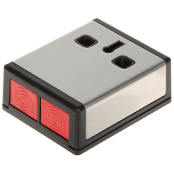 Прафесійная кнопка трывогі з нержавеючай сталі Grade 3 NO/NC Механічная памяць Скід ключом EOL Dual Delta PADP3