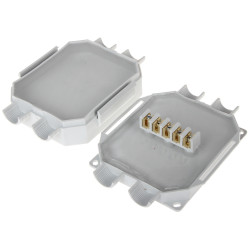 Hermetic Gelbox IP68 Junction Box for Electrical Connections in Soil and Garden Cable Protection with Gel RayTech READY-BOX