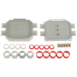Hermetic Gelbox IP68 Junction Box for Electrical Connections in Soil and Garden Cable Protection with Gel RayTech READY-BOX