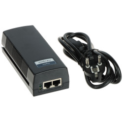 Wysokiej mocy Injector Zasilacz PoE 90W Gigabit Ethernet RJ45 Standard 802.3af/at/bt Delta SPT-1G/1G-90W-H