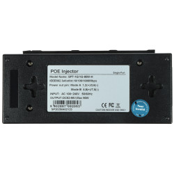 Injetor de energia PoE de alta potência 90W Gigabit Ethernet RJ45 Padrão 802.3af/at/bt Delta SPT-1G/1G-90W-H
