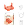 듀얼 밴드 Wi-Fi 5 AC1200 기가비트 VPN 여행용 라우터 USB-C PD 메시 OpenVPN WireGuard ZeroTier 보안 포인트 CUDY TR1200